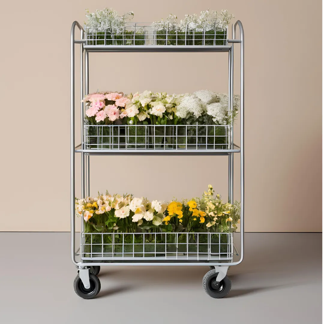 Carrinho De Flores Para Estufas